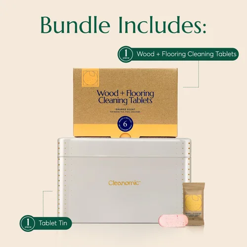 Vista 6 de CLEANOMIC Paquete de tabletas de limpieza de madera y pisos y tabletas