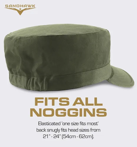 Vista 4 de Sandhawk Sombrero militar, sombrero del ejército, sombrero de conductor, gorra militar, gorra del ejército, sombrero de cadete, gorra de cadete