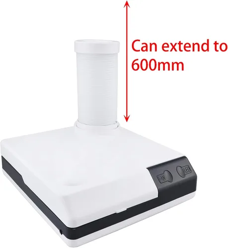 Vista 3 de 60 W colector de polvo ventilador aspirador potente laboratorio dental arte manicura polvo limpieza herramienta