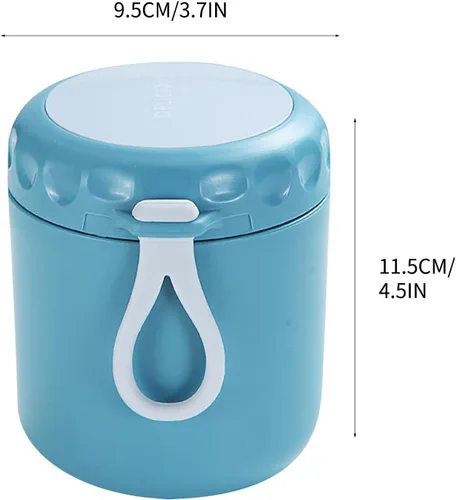 Vista 2 de Tarro de comida aislado al vacío, recipiente de sopa aislado al vacío de 20 onzas, taza de sopa térmica, lonchera de acero inoxidable para adultos