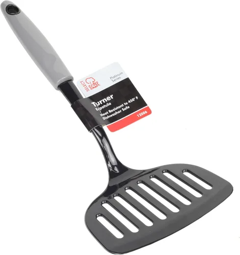 Vista 2 de Chef Craft Select Nylon Jumbo Turner/Espátula, 12 pulgadas, Gris