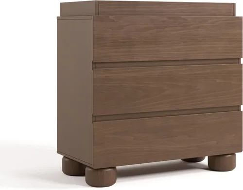 Vista 12 de Storkcraft Sorrento - Cómoda de 3 cajones con cambiador, color madera Driftwood