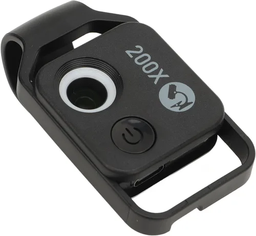 Vista 2 de 200X HD Teléfono Mini Microscopio de Bolsillo Portátil Digital Microscopio Cámara con Lente CPL para Enseñar Experimento Construido en Batería