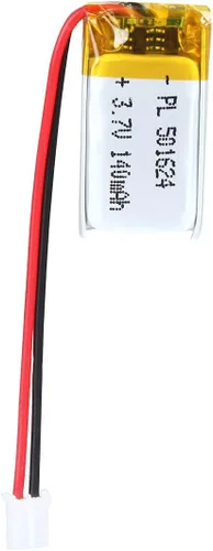 Vista 21 de 3.7V 2800mAh 123464 Lipo batería recargable de iones de polímero de litio con conector JST