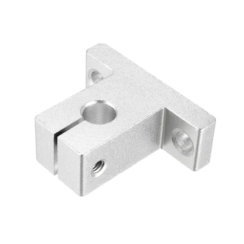 Vista 2 de uxcell Soporte de guía de riel de barra de sujeción lineal de aluminio SK8 para eje de 0.315 in de diámetro