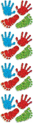 Vista 33 de Jillson Roberts - Pegatinas prismáticas, familia india americana, 12 unidades (S7128)