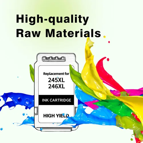 Vista 7 de Paquete combinado de repuesto 245XL 246XL para Canon 245XL Negro y cartucho de tinta 246XL PG-245 CL-246 para Pixma MX490 MG2522 MX492 TR4520 TS202