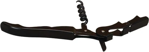 Vista 7 de Thirsty Rhino Anggur Sacacorchos de camarero con doble bisagra (juego de 2) (negro)