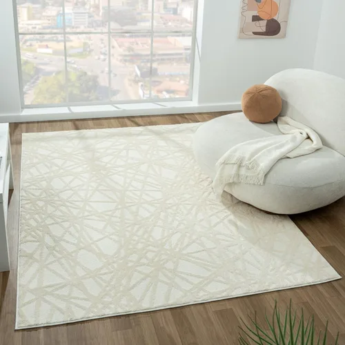 Vista 14 de LUXE WEAVERS Alfombra geométrica de 2 x 3 pulgadas, diseño geométrico de líneas abstractas modernas