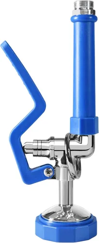 Vista 8 de Pulverizador de fregadero comercial con manguera de acero inoxidable de 45 pulgadas, pulverizador de preenjuague de 1.42 GPM, rociador de platos
