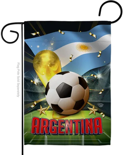 Vista 98 de Bandera del equipo de la Copa Mundial de la FIFA 2022 con bandera de Argentina para decoración del hogar al aire libre, arte de pared