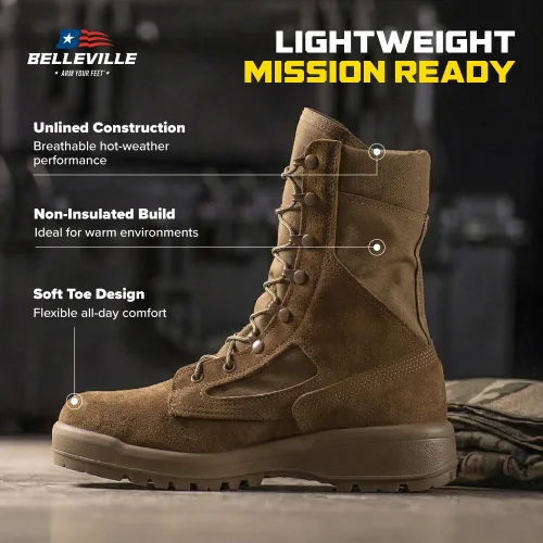 Vista 6 de Belleville - Botas de combate para hombre