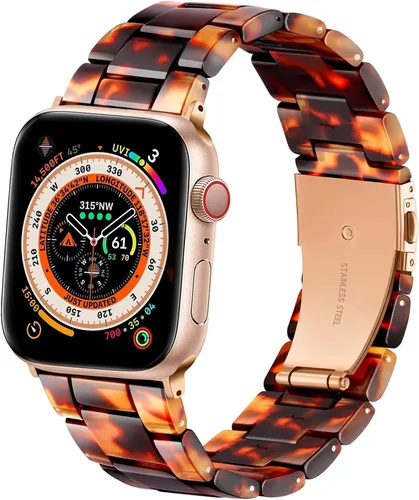 Vista 16 de Wongeto Correa de resina ligera, compatible con Apple Watch Band de 1.575 pulgadas, 1.496 pulgadas, 1.614 pulgadas, 1.654 pulgadas, 1.732 pulgadas