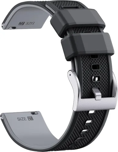 Vista 14 de CARBINOX Correa duradera de 0.866 in compatible con relojes inteligentes ajustables, ajuste seguro