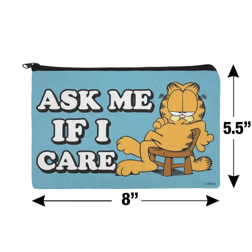 Vista 4 de Garfield Ask Me If I Care - Bolsa organizadora de maquillaje