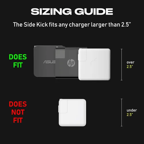 Vista 3 de Reel The Side Kick Organizador de Cables Plegable con Adaptador de Ángulo Recto USB-C Compatible con Cables de Carga de MacBook y PC y Gestión