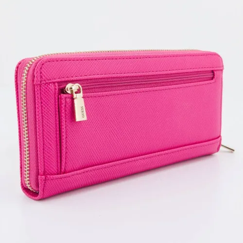 Vista 2 de GUESS Laurel - Cartera grande con cremallera, pulsera y embrague para mujer