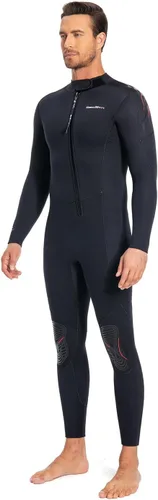 Vista 2 de Seaskin Traje de neopreno completo con cremallera frontal para hombre de 0.197 in