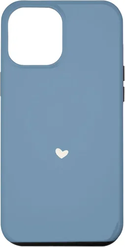 Vista 25 de Misty Blue - Hand Drawn Heart Chic Boho Aesthetic Case for iPhone 16