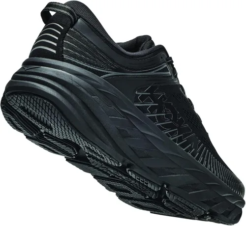 Vista 6 de HOKA ONE ONE Bondi 7 - Tenis de correr para hombre, NegroBlanco