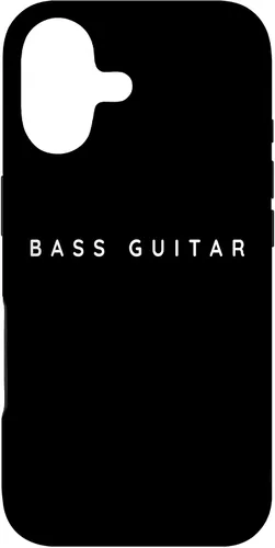 Vista 32 de Bass Guitar Players Contemporary Font / Musical Instrument Case for iPhone 16