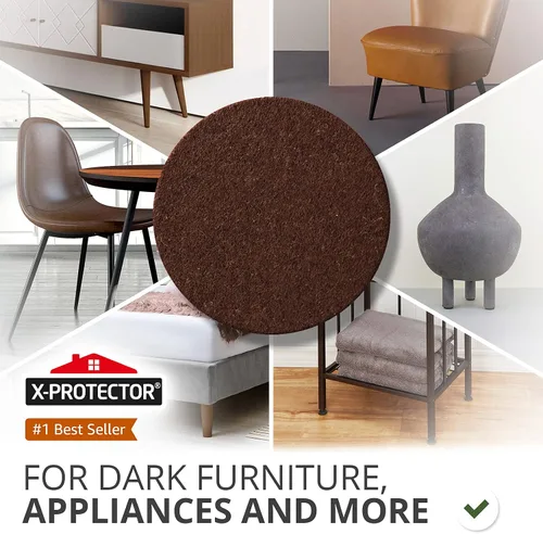 Vista 2 de Almohadillas de fieltro X-PROTECTOR para muebles, 235 piezas de alta calidad, los mejores protectores de piso de madera para proteger tu suelo