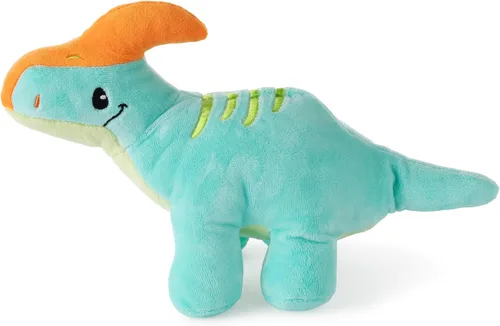 Vista 3 de The Petting Zoo Parasaurolophus - Peluche de dinosaurio de peluche, dinosaurio bebé, 12 pulgadas