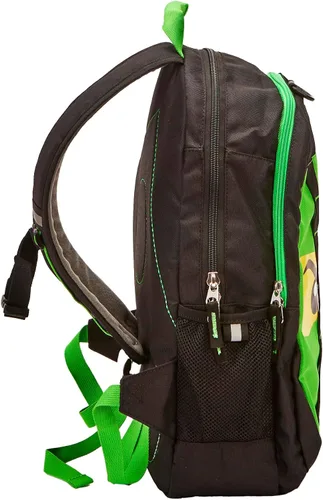 Vista 3 de Mochila escolar LEGO NINJAGO para niños, bolsa para libros, para viajes, para ir y venir, para el regreso a la escuela, para niños y niñas, Verde