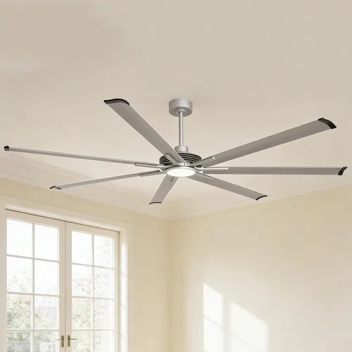 Vista 19 de Ventilador de techo de 72 pulgadas sin luz, ventilador de techo Modren con control remoto