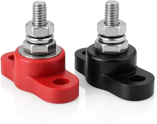 Vista 7 de MGI SpeedWare Poste de Conexión de Energía con Perno de 1/4" para Conexiones de Accesorios de Baterías Automotrices y Marinas de 12V 24V, 160 AMP