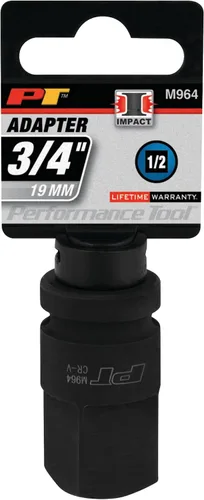Vista 4 de Adaptador de impacto Performance Tool M964 de 1/2 pulgada hembra x 3/4 pulgada macho
