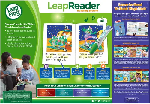 Vista 8 de LeapFrog LeapReader Sistema Aprender a Leer Paquete de 10 Libros