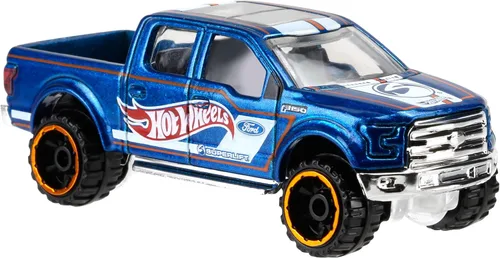 Vista 2 de Hot Wheels 2016 HW Hot Trucks '15 Ford F-150 141/250, Azul