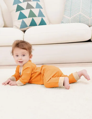 Vista 2 de Ropa para bebé niño recién nacido, traje de manga larga, traje de bebé, 2 unidades de mameluco sólido