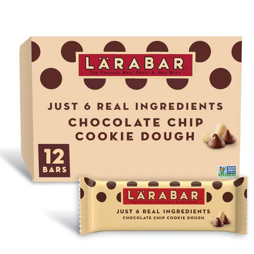 Vista 8 de Larabar Barras de masa de galletas con chispas de chocolate, veganas, sin gluten, 6 barras