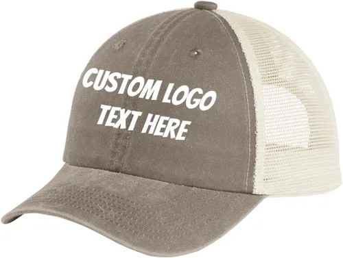 Vista 2 de INK STITCH C943 Custom Stitching Logo Textos Personalizadas Playa Lavado Trucker Gorras De Béisbol