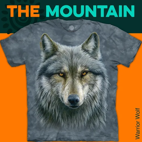 Vista 8 de The Mountain Camiseta de manga corta The Mountain Warrior Wolf para hombre