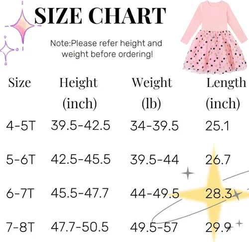 Vista 6 de Vestidos de manga larga tutú para niña, vestido de tul esponjoso para otoño, invierno, rosa y negro, vestidos de 4 a 8 años