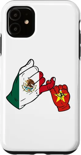 Vista 5 de iPhone 15 Parent and child Mexico Vietnam family Case