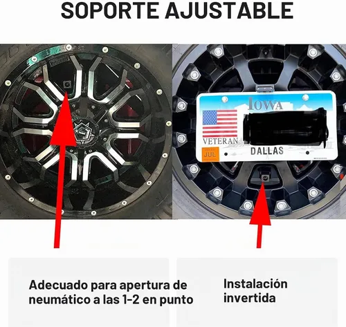 Vista 5 de EWAY Classic 3.0 - Cámara de respaldo ajustable para Jeep Wrangler JK JKU Rubicon Sahara Sport Unlimited 2007-2018, carcasa de metal resistente