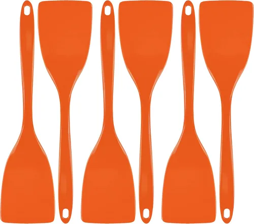 Vista 14 de Reston Lloyd - Espátula giratoria para sartenes antiadherentes, resistente al calor, sin BPA, con mango ergonómico, 11 pulgadas, juego de 6