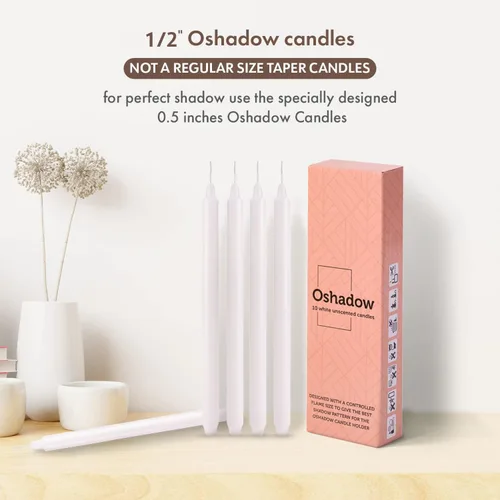 Vista 10 de Portavelas OShadow (lanzador de sombras con patrones únicos), portavelas marroquíes para decoración de mesa de centro de mesa y candelabro, soporte