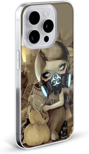 Vista 2 de Head Case Designs Officially Licensed Strangeling Biohazard Fairy Art Hard Back Case Compatible with Apple iPhone 13 Mini