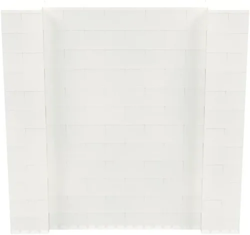 Vista 30 de EverBlock Kit de pared de 5 x 4 pies Bloques de construcción modulares Sistema de pared para edificios, pantallas y estructuras Divisor