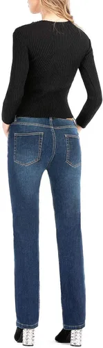 Vista 4 de MetHera Jeans elásticos clásicos Le Mel para mujer