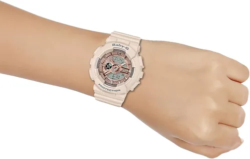 Vista 6 de Casio Baby-G BA-110CP-4ADR - Reloj analógico digital para mujer Gris Digital movimiento de cuarzo