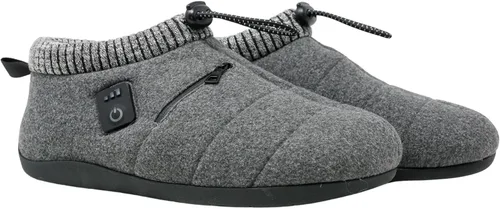 Vista 16 de Pantuflas térmicas para hombres y mujeres: desgaste recargable para pies con 3 ajustes de temperatura que mantiene los pies calientes hasta 11 horas