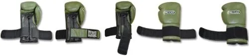 Vista 6 de Ring to Cage Guantes de combate de espuma MiM-Foam de 50 onzas, correa de seguridad para Muay Thai, MMA, kickboxing, boxeo (50 onzas)