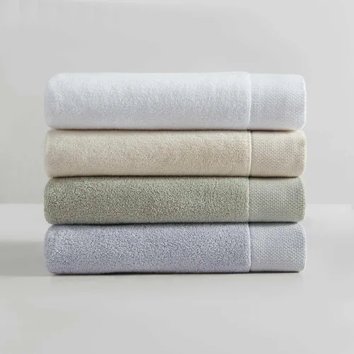 Vista 7 de Calvin Klein - Toallas de baño, toallas de algodón súper suaves y absorbentes, construcción de cero torsión, presilla de marca para colgar