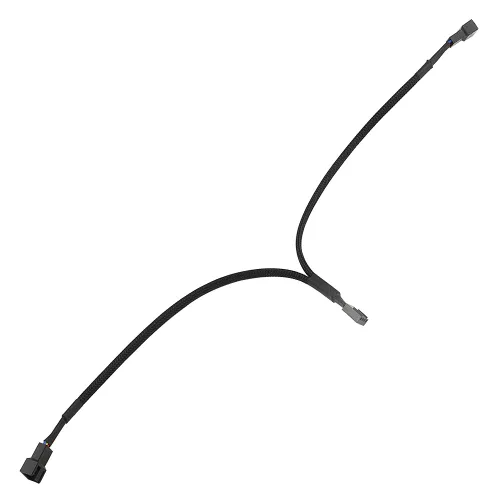 Vista 5 de WMYCONGCONG Cable divisor de ventilador PWM para PC, 4 pines, divisor en Y, 1 a 2, convertidor de ventilador, cable de extensión de alimentación